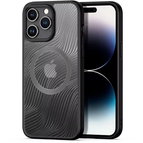 DUX DUCIS AIMO MAG MagSafe-fel kompatibilis tok IPHONE 15 Pro Max készülékhez, fekete