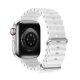 DUX DUCIS Ocean Wave - sport silicone strap for Apple Watch 42/44/45mm white