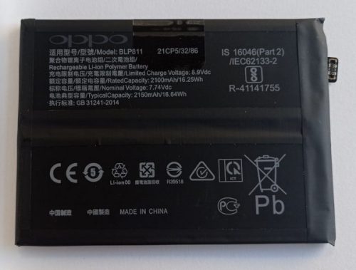 Oppo Reno 5 5G Battery