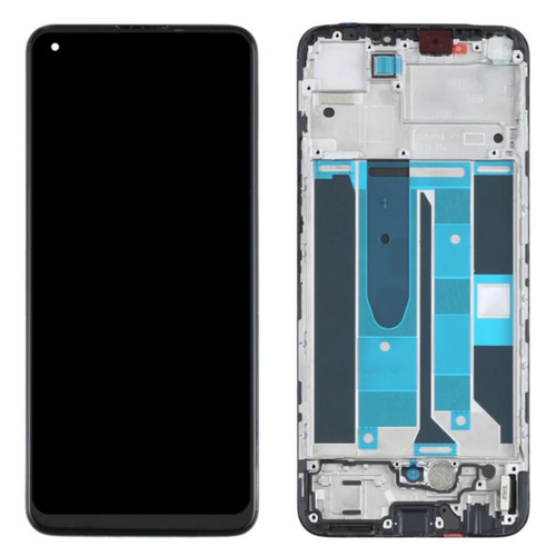 Realme 8 LCD + touch screen + front panel black