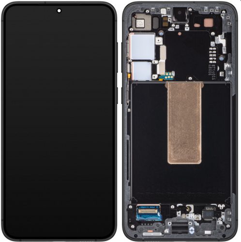 Samsung SM-S916 Galaxy S23 Plus szürke gyári LCD kijelző érintővel és kerettel