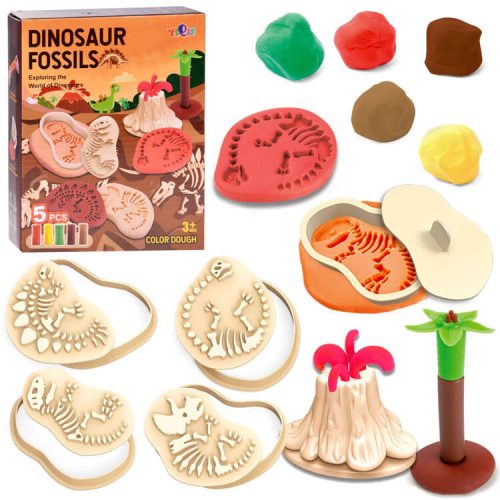 Műanyag paszta formában dinoszauruszok játék tészta #4778
