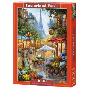 1000 - darabos puzzle Tavaszi virágok, Párizs