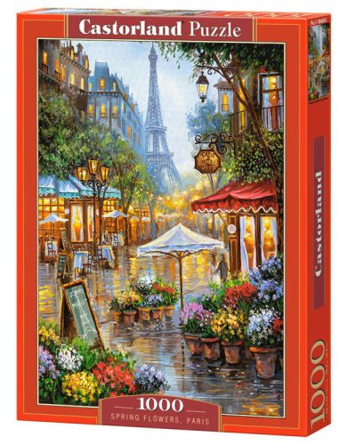 1000 - darabos puzzle Tavaszi virágok, Párizs