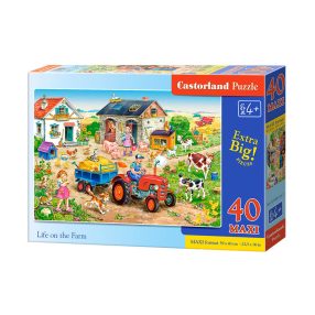 40 darabos puzzle MAXI Élet a farmon