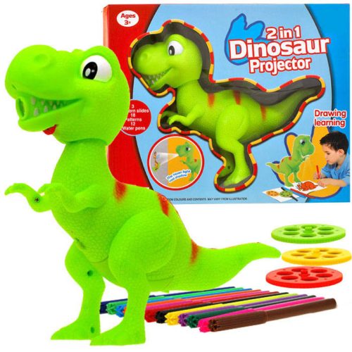 Dinoszaurusz T-rex írásvetítő + toll TA0048