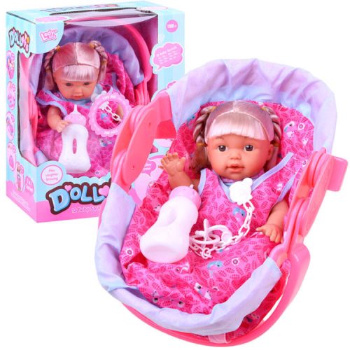 Doll + Baby Carrier – baba játék hordozóval, készlet (#ZA0453)