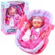 Doll + Baby Carrier – baba játék hordozóval, készlet (#ZA0453)