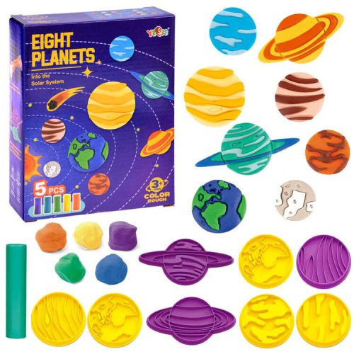 Oktatási készlet gyurma PLANETS Naprendszer formák #4649