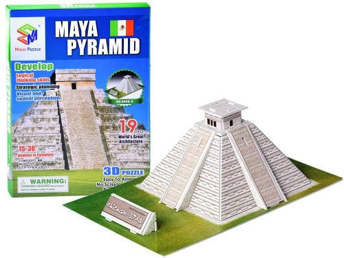 Maya piramis 3D puzzle 19ele # 2601