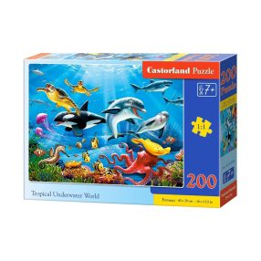 Puzzle 200 db. Trópusi vízalatti világ