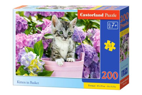 Puzzle 200 darab Cica Baske