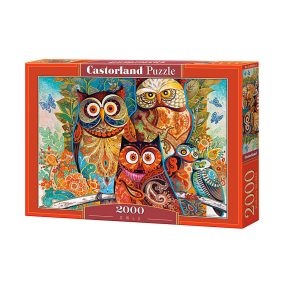 Puzzle 2000 db. Baglyok