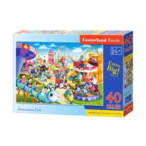 Puzzle 40 darab MAXI Vidámpark