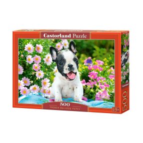 Puzzle 500 darab Francia bulldog kiskutya