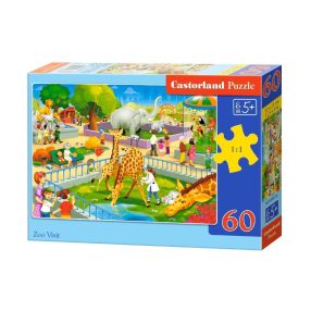 Puzzle 60 db. Állatkerti látogatás