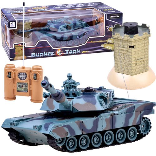 Távirányítható tank + harci bunker #0424