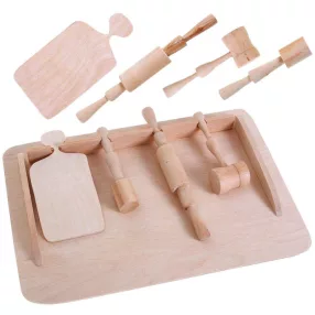   Fából készült TÁBLA szakácsnak való eszközökkel #2023