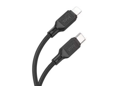 HOCO X90 COOL USB TYPE-C / LIGHTNING KÁBEL 20W 1 MÉTER FEKETE