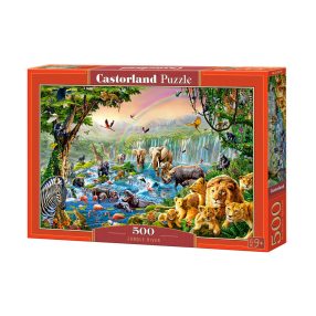 Puzzle 500 db. Dzsungel folyó