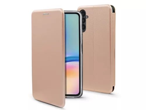 Smart Diva oldalra nyíló flipes tok - Samsung SM-A057F Galaxy A05s - rose gold