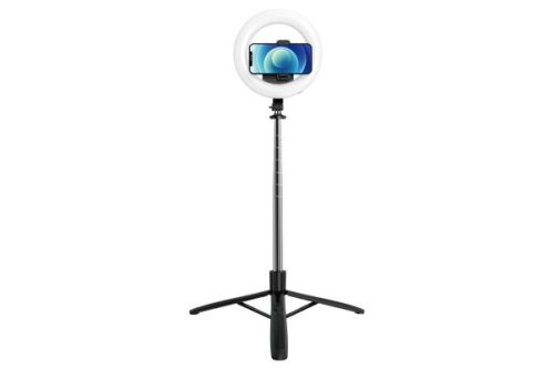 USAMS ZB241  BLUETOOTH TRIPOD SELFIE ÁLLVÁNY + LED FÉNY FEKETE