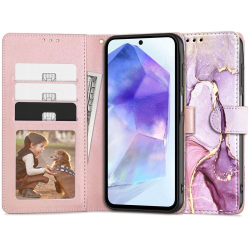 Tech-Protect Wallet Samsung Galaxy A55 5G Marble