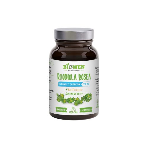 Rhodiola Rosea (Różeniec Górski) 420 mg - 3% salidrozydów i 1% rozawin - kapsułki Biowen