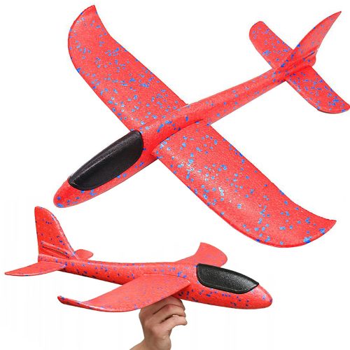 Styropian pajzs repülőgép nagy styropian 47cm piros