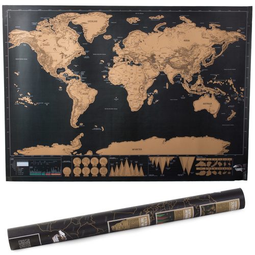 Utazótérkép a világról 82 x 59 cm