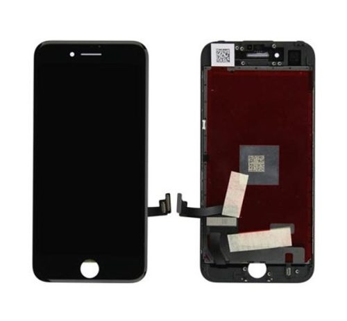 Apple iPhone 7 kompatibilis LCD kijelző érintőpanellel, OEM jellegű, fekete, Grade R