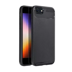   Forcell Carbon Premium hátlap tok,  Apple iPhone 7 / 8 / SE 2020 / SE 2022 , fekete