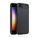 Forcell Carbon Premium hátlap tok,  Apple iPhone 7 / 8 / SE 2020 / SE 2022 , fekete