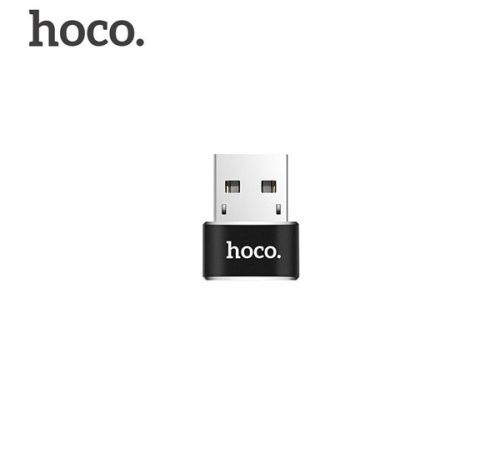 Hoco UA6 OTG adapter USB A - Type C, fekete