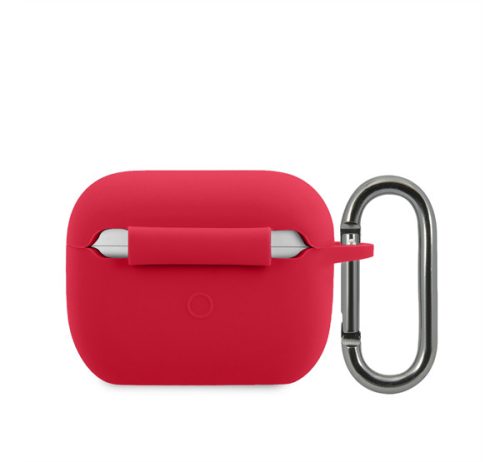 Lacoste Glossy Printing Logo AirPods Pro szilikon tok, piros