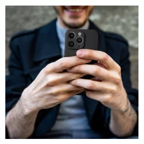   Magsafe szilikon tok Apple iPhone SE 2022/SE 2020/8/7, fekete