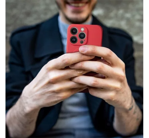 Magsafe szilikon tok Apple iPhone SE 2022/SE 2020/8/7, piros