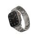 Uniq Osta Apple Watch 42/44/45/49mm fém szíj, titánium ezüst
