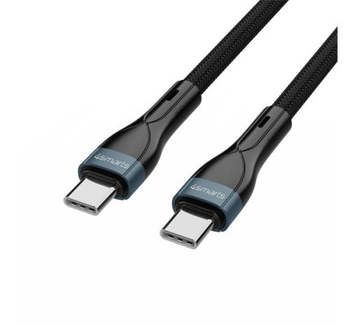 4smarts PremiumCord USB-C - USB-C kábel, 60W, 1m, fekete