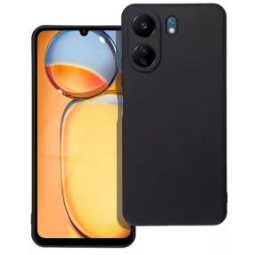 Matt Xiaomi Redmi 13C szilikon tok, fekete