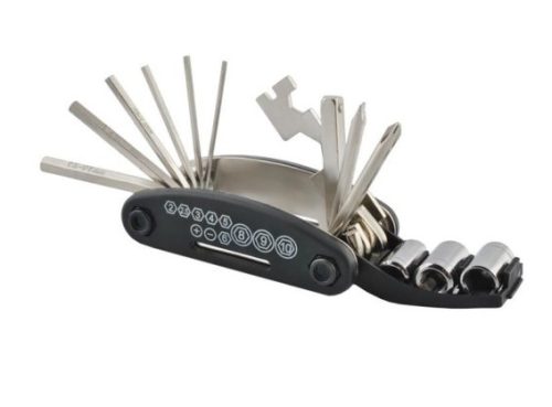 16 az 1-ben multifunkciós kerékpárkulcs készlet