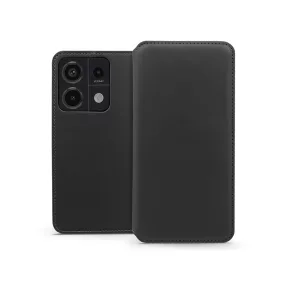   Dual Pocket Flip bőrtok - Xiaomi Redmi Note 13 Pro 5G/Poco X6 5G - fekete