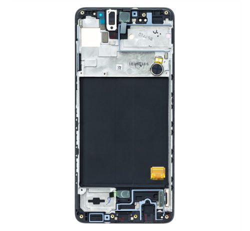 Samsung A515 Galaxy A51 kompatibilis LCD modul, OEM jellegű, fekete