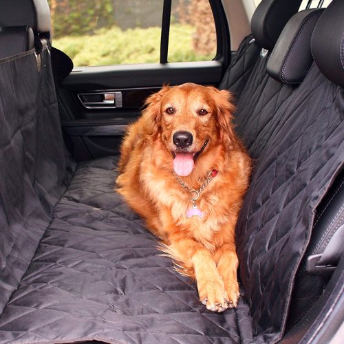 Védő üléshuzat kutya / macska szállításához hátsó ülésre és csomagtartóba szerelhető