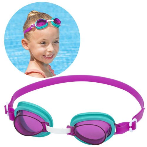 Bestway pink glasses, goggles for swimming 3+ 21002