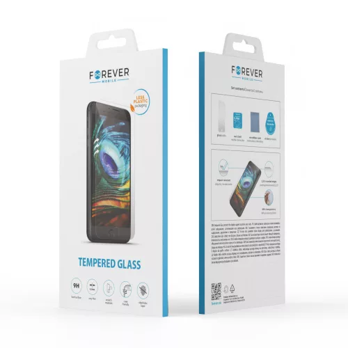 Forever Samsung Galaxy Xcover 7 tokbarát, 9H keménységű előlapi üvegfólia (csak a sík felületet védi)