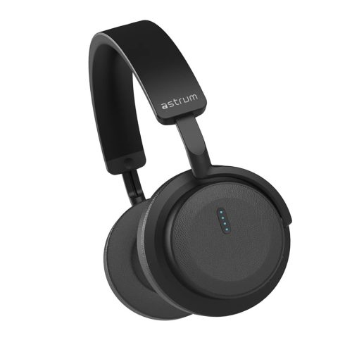 Astrum MX PRO sztereó fekete bluetooth 5.2 fejhallgató APTX technologiával, beépített mikrofonnal