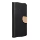 Fancy Apple iPhone 15 Flip Tok - Fekete/Arany
