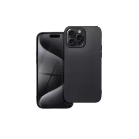 Forcell Apple iPhone 15 Plus Szilikon tok - Fekete