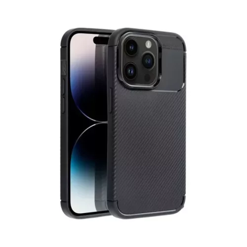 Forcell Carbon Premium Apple iPhone 15 Pro Tok - Fekete